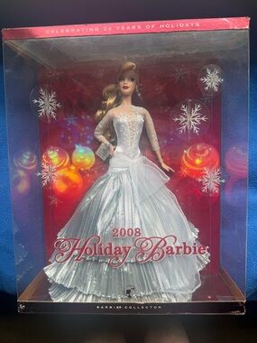 Barbie Silver and White Holiday Collector Doll